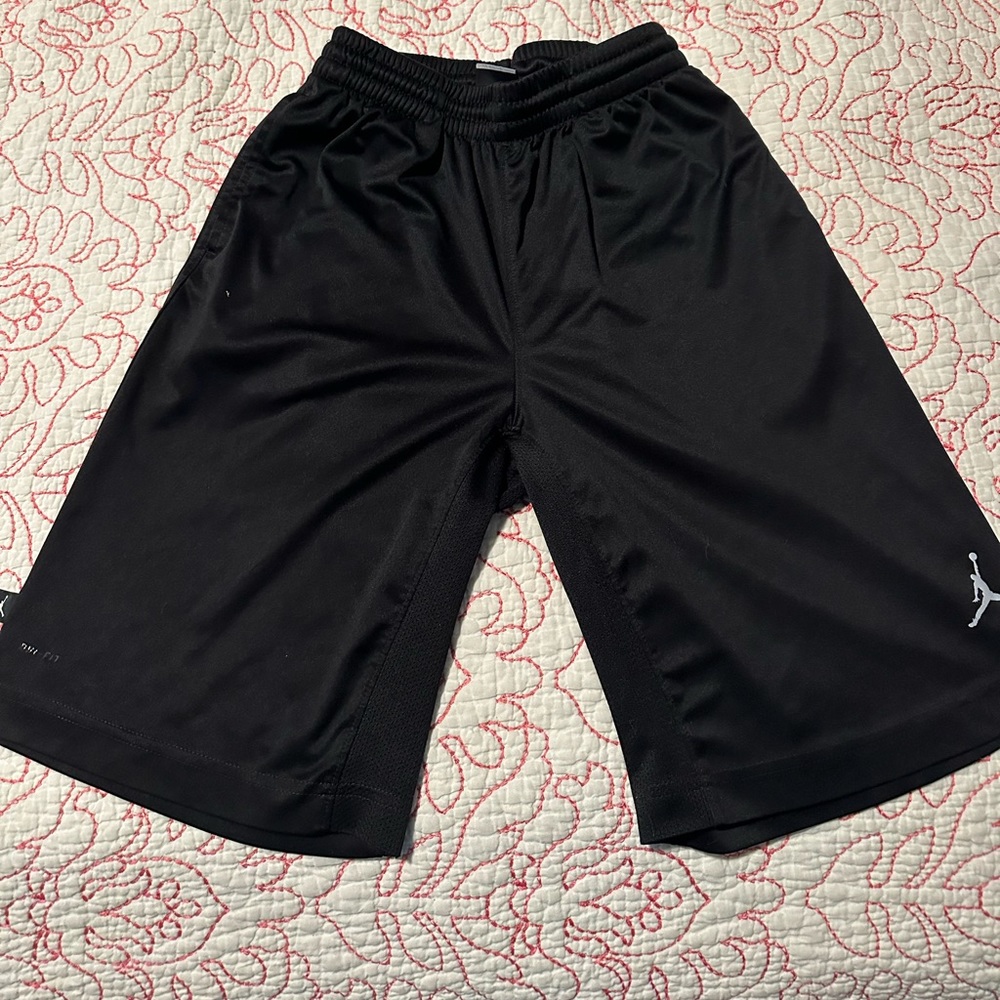 Air Jordan Medium Boys Black Athletic Shorts